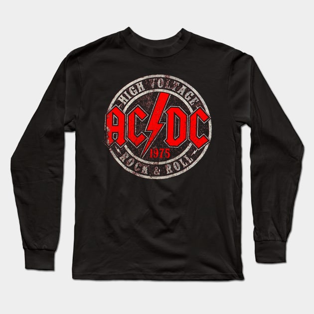 Vintage ACDC 1975 Long Sleeve T-Shirt by GisarRaveda